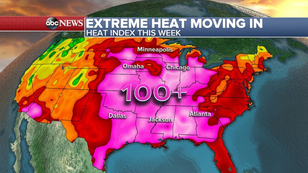 Major Heat Wave to Spread From Plains to East Coast This Week ABC News
