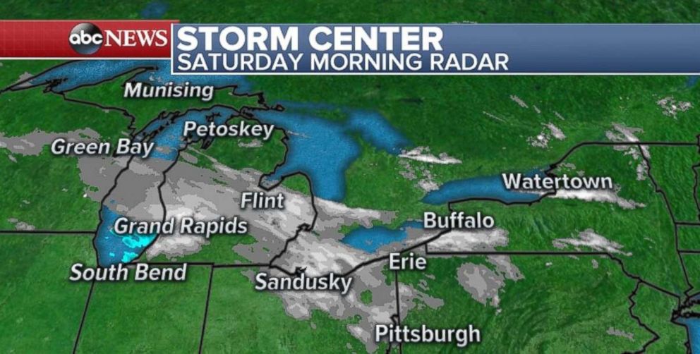 PHOTO: There will be storm conditions in parts of the Midwest and Great Lakes region.