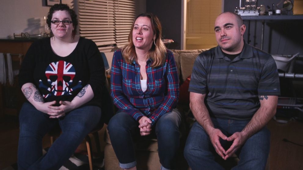 PHOTO: Although they had different fathers, Julie Hutchison (left), Janet Barnicoat (center) and Dean Hundorf (right) all had the same mother who abandoned them after they were born at separate times over the years.