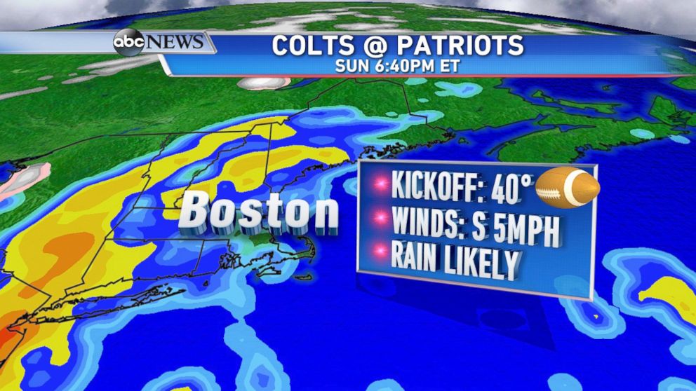 PHOTO: Here is the weather forecast for AFC Championship Game on Sunday, January 18, 2015.
