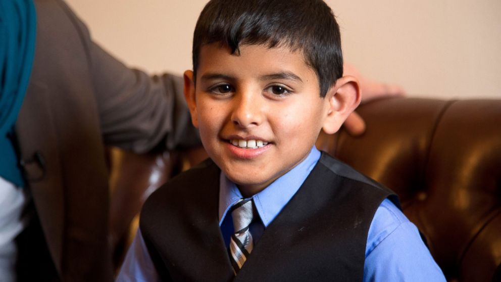 Nine-year old Ahmad Alkhalaf lost both of his arms after an airstrike hit his Syrian refugee camp. He is Congressman Seth Moulton's guest for the State of the Union. 