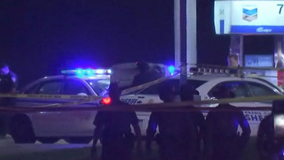 Harris County Sheriff's Deputy Darren Goforth was killed while filling up his patrol car at a gas station near Houston, Texas, in August.