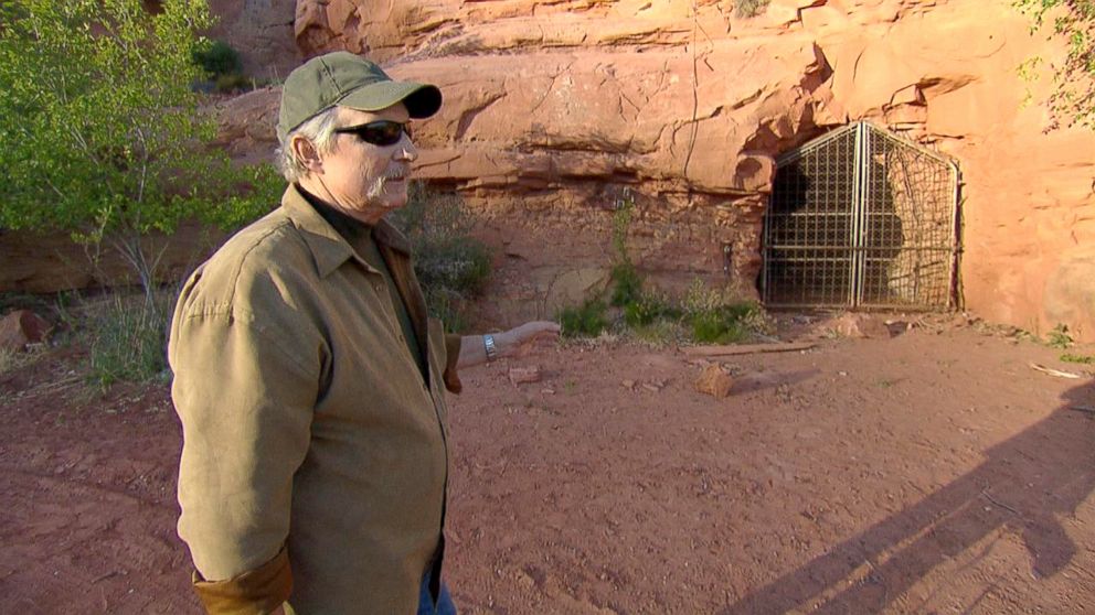 PHOTO: Sam Brower, author of, "Prophet's Prey," stands near the FLDS bunker-like network of tunnels.