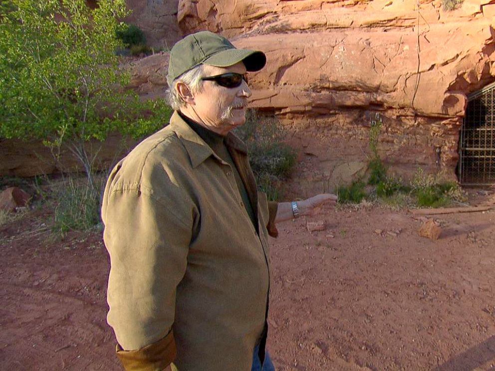 PHOTO: Sam Brower, author of, Prophets Prey, stands near the FLDS bunker-like network of tunnels.