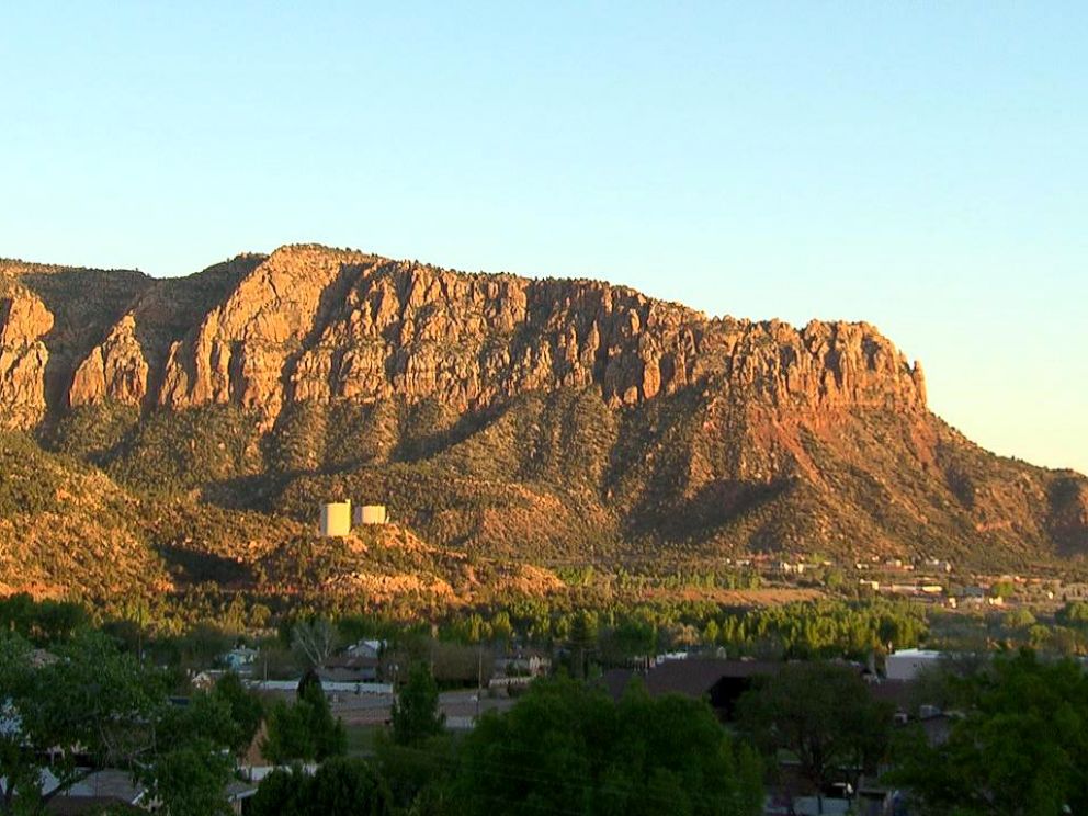 PHOTO: The FLDS, a polygamist sect, dominates the twin towns of Colorado City, Arizona, which is picture here, and Hildale, Utah.