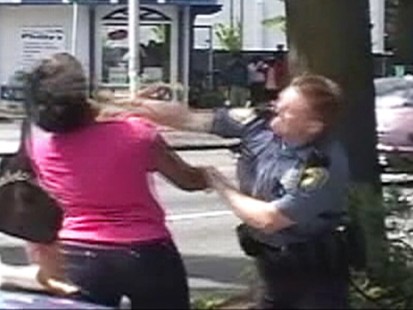 Caught on Tape: Cop Punches Teen Girl