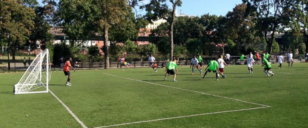 PHOTO: La Union team hosting their Saturday game at Mullaly Park in the Bronx. 