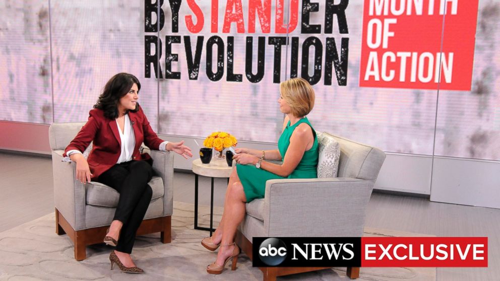 PHOTO: Anti-bullying activist Monica Lewinsky speaks with ABC’s Amy Robach in exclusive ABC News interview. 