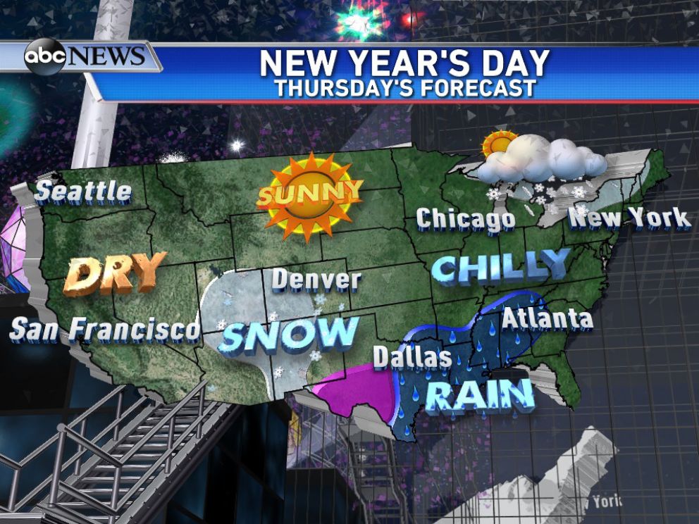 New Year's Eve Forecast Brings the Big Chill to Nation ABC News