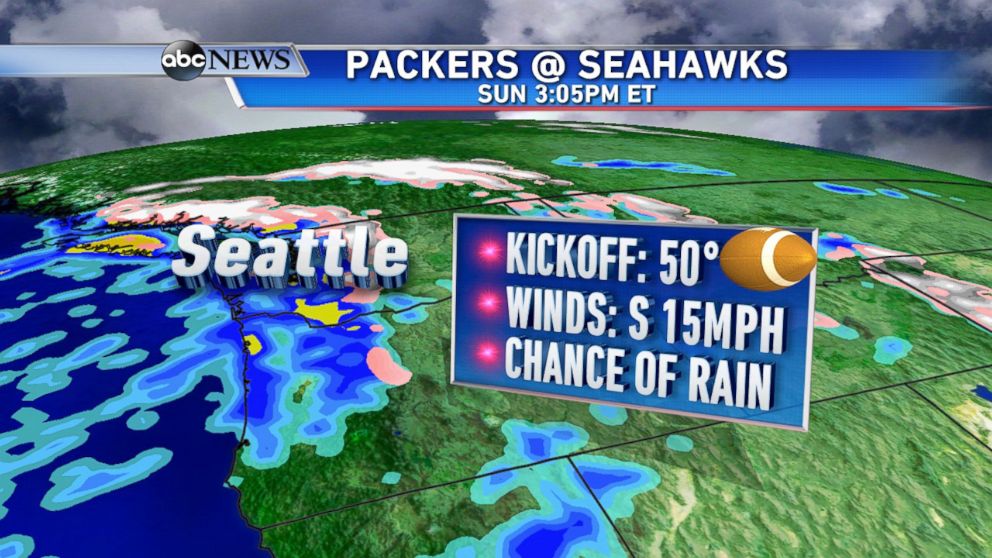 PHOTO: Here is the weather forecast for the NFC Championship Game on Sunday, January 18, 2015