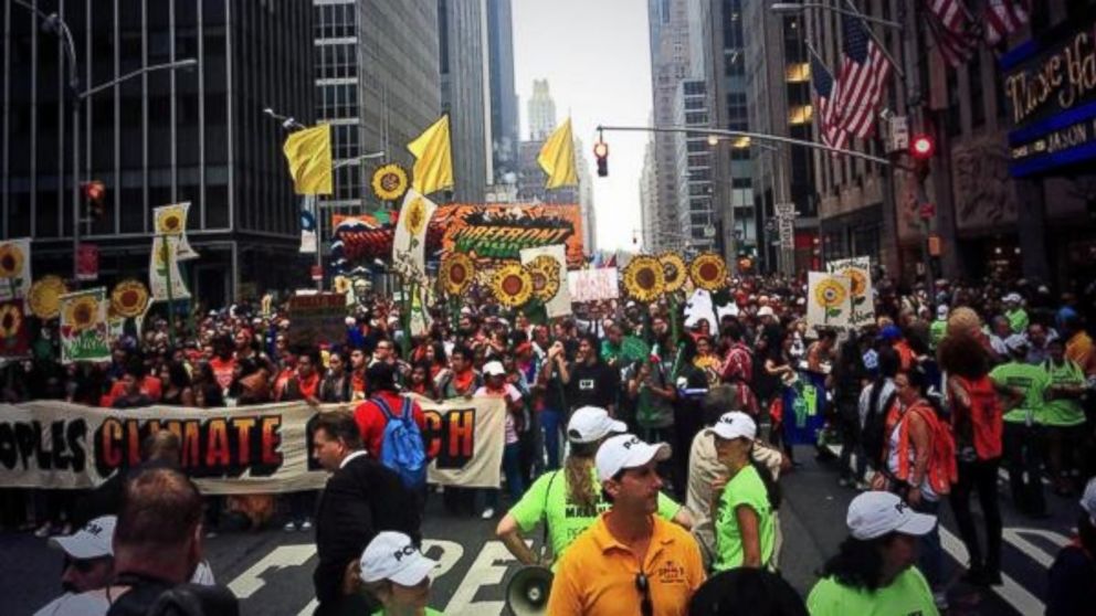 New York Sees the Biggest Climate March in History ABC News