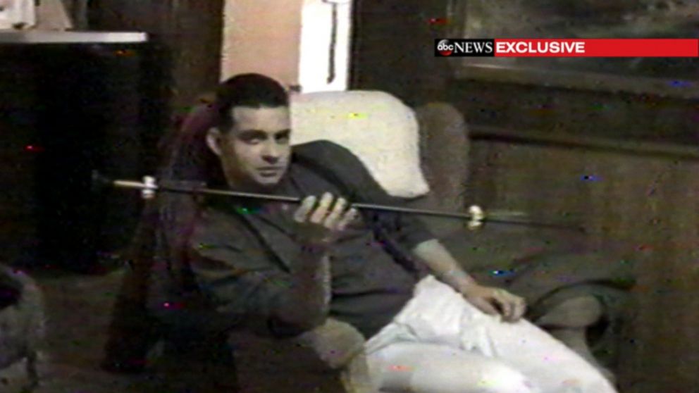 PHOTO: Video obtained by ABC News shows Richard Matt in 1997, playing with a blow dart gun.