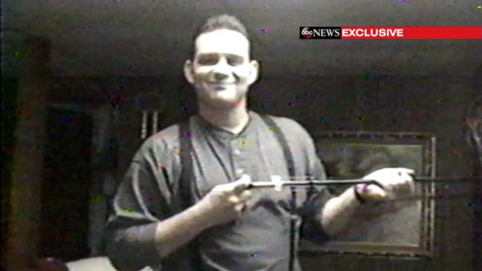 PHOTO: Video obtained by ABC News shows Richard Matt in 1997, playing with a blow dart gun.