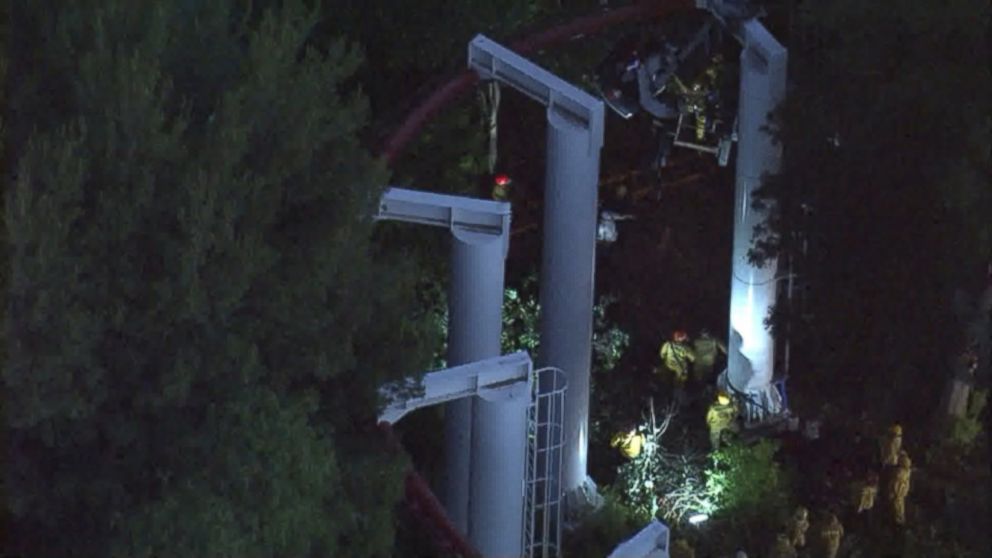 PHOTO: The ride remains closed as Six Flags inspects the area.