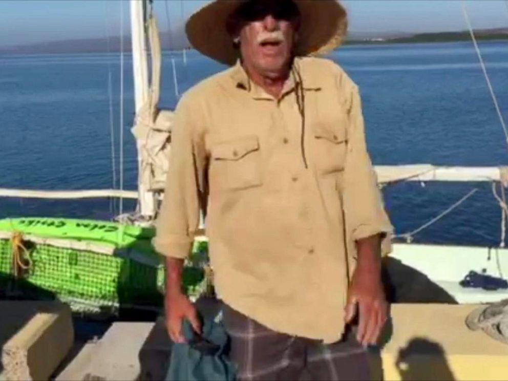 PHOTO: Fisherman Ron Ingraham was stranded at sea off the coast of Hawaii for 12 days.