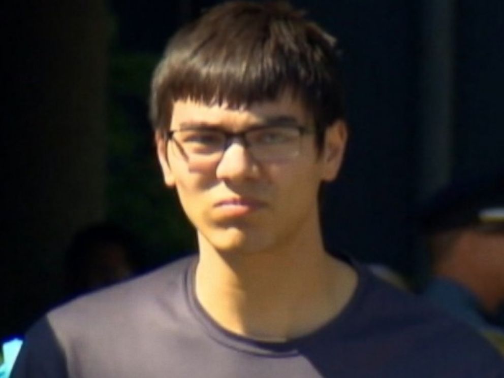 PHOTO: The shooting spree ended after this unidentified student building monitor sprayed him with pepper spray and pinned him down until police arrived.