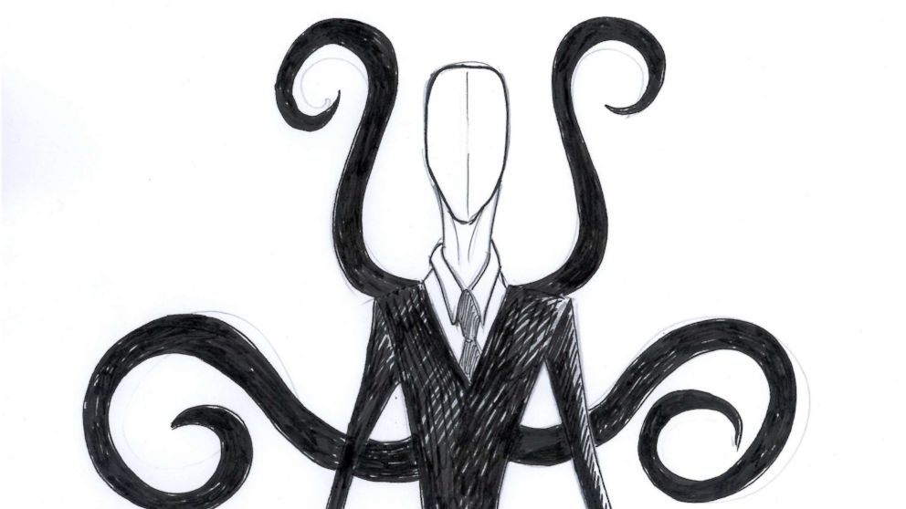 slender man drawing