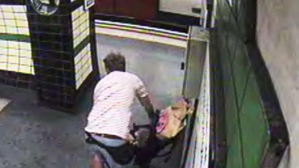 PHOTO: A stroller was blown onto the tracks at a British subway station just seconds before a train arrived.