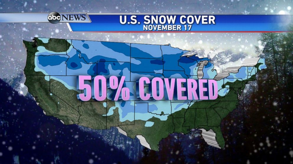 Half the Country Is Covered in Snow Right Now - ABC News