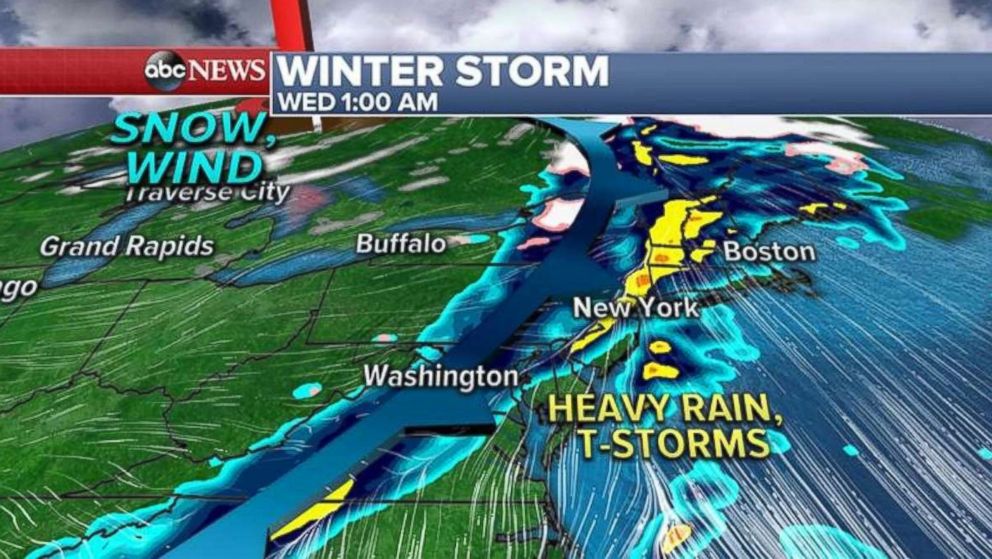 A Winter storm is set to hit the Eastern half of the US this week. 