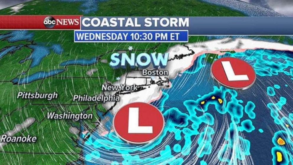 PHOTO: The storm could blanket some cities with as much as 10 inches of snow. 