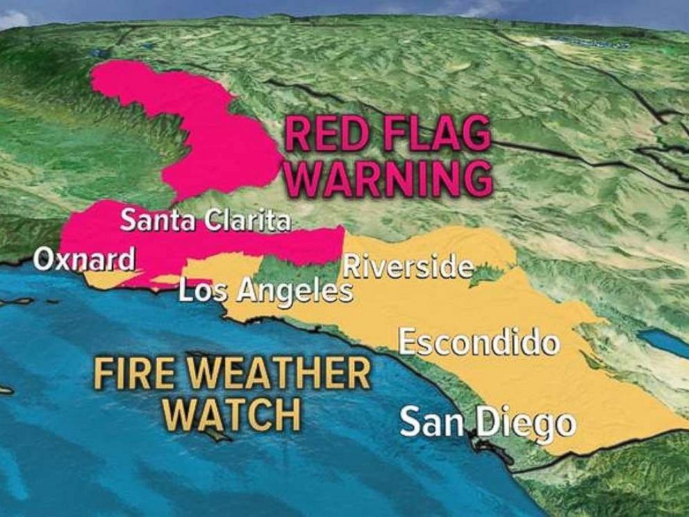 PHOTO: Even stronger winds are forecast Thursday and Friday for parts of southern California.