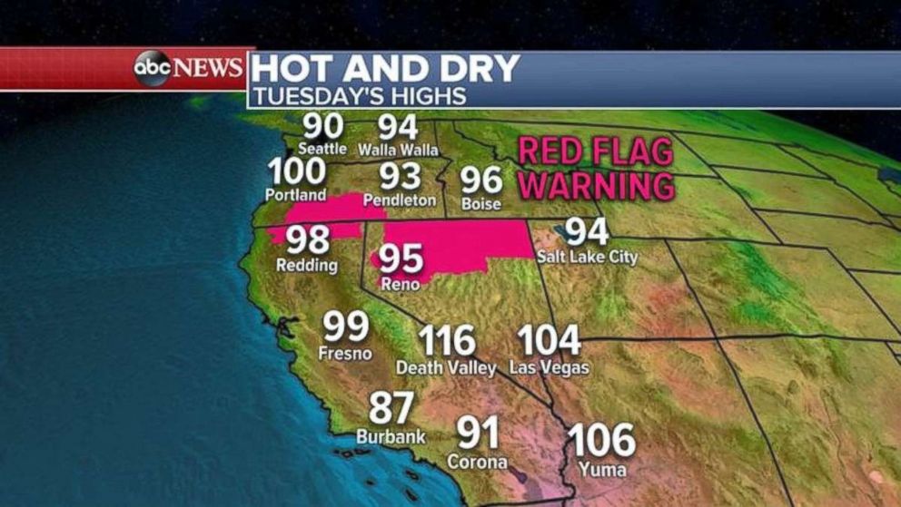 PHOTO: The next couple of days will be hot for the Northwest.