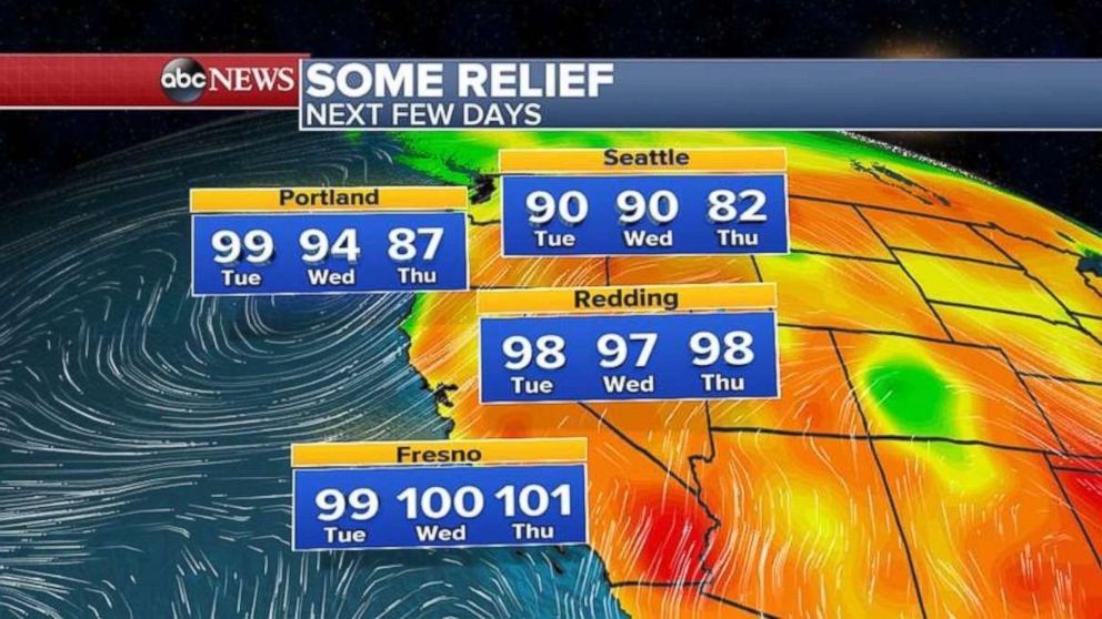 PHOTO: Temperatures will be near 100 degrees in parts of California and Nevada this week.