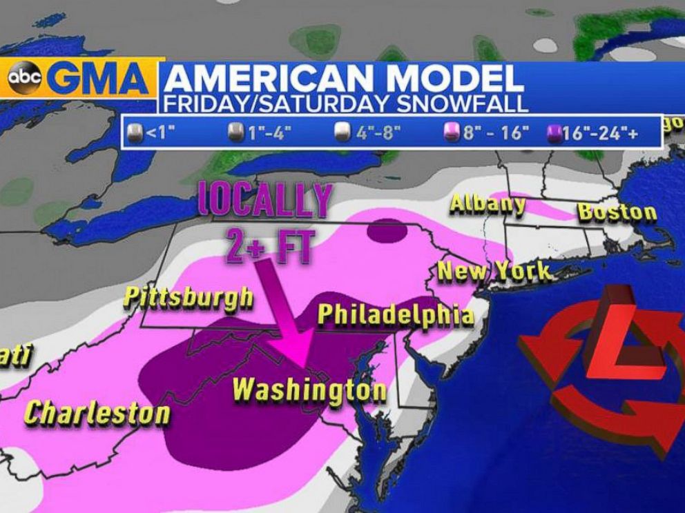 Major Winter Storm to Hit East Coast This Weekend Here's What to