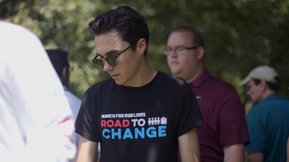 PHOTO: David Hogg was a senior at Marjory Stoneman Douglas High School when a gunman entered the school on Feb. 14, 2018. He has become the face of the "Never Again" movement. 