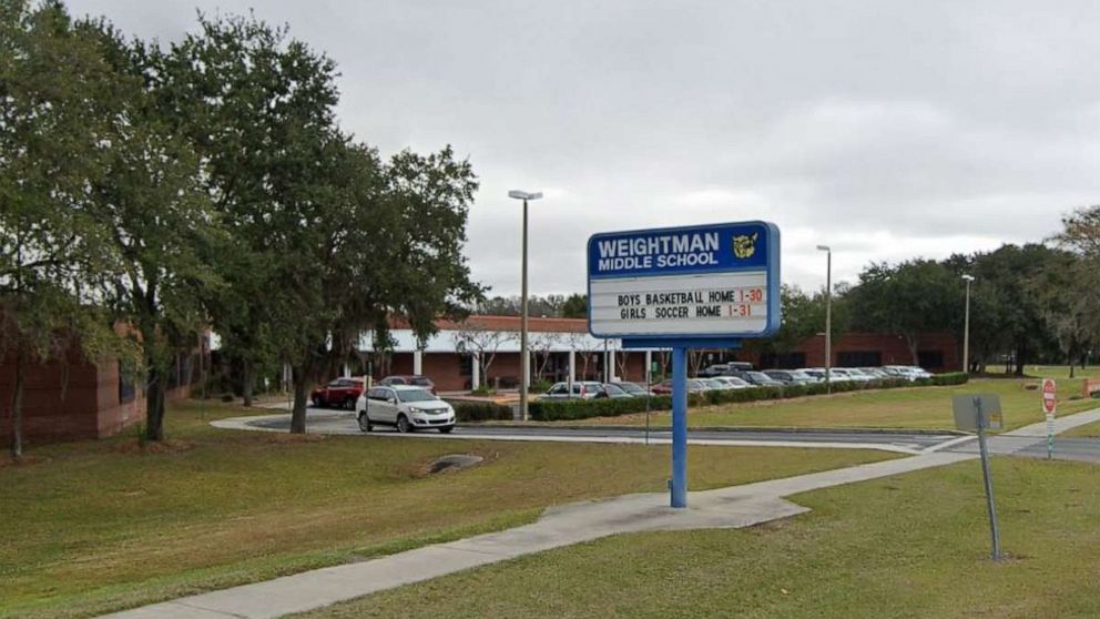 PHOTO: Jonathan Cross was fired after his gun accidentally went off while paroling Thomas E. Weightman Middle School in Pasco County, Florida. 