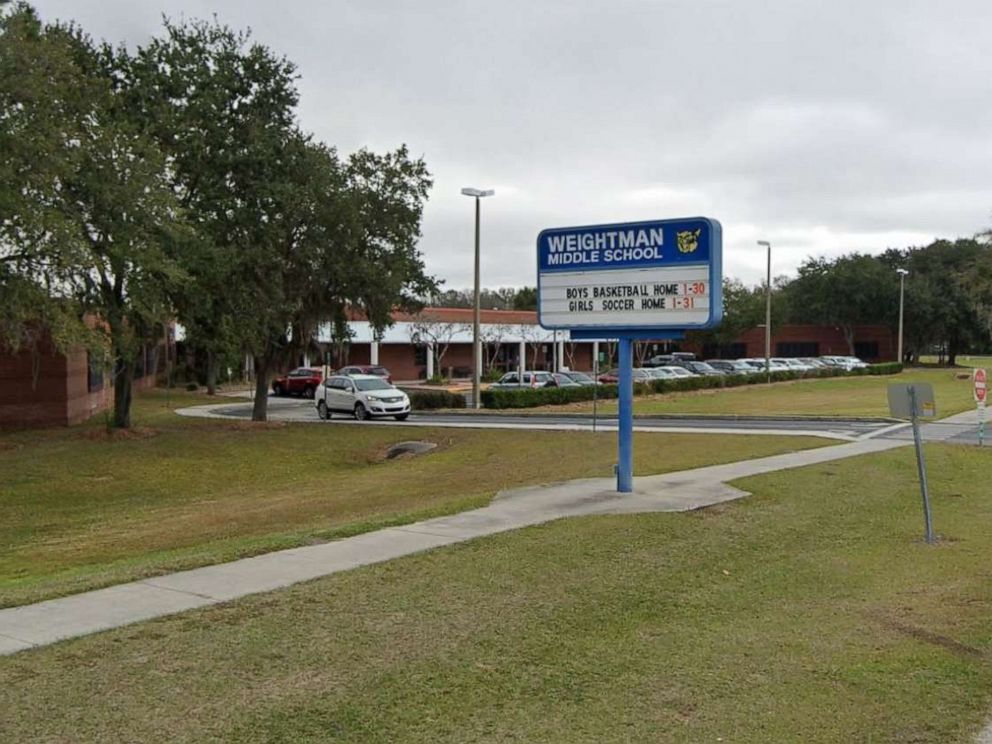 PHOTO: Jonathan Cross was fired after his gun accidentally went off while paroling Thomas E. Weightman Middle School in Pasco County, Florida.