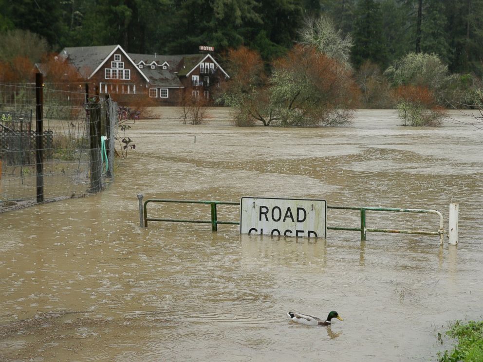 Heavy Rain Floods Drench California As Thousands Urged To Evacuate