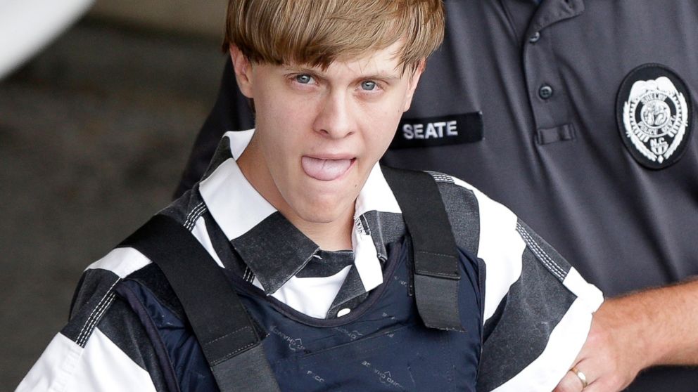 PHOTO: Shooting suspect Dylann Roof is escorted from the Cleveland County Courthouse in Shelby, North Carolina, June 18, 2015.  