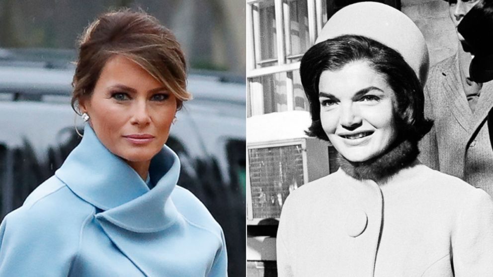 Melania Trump Channels Jacqueline Kennedy Onassis in Inaugural Day Fashion ABC News