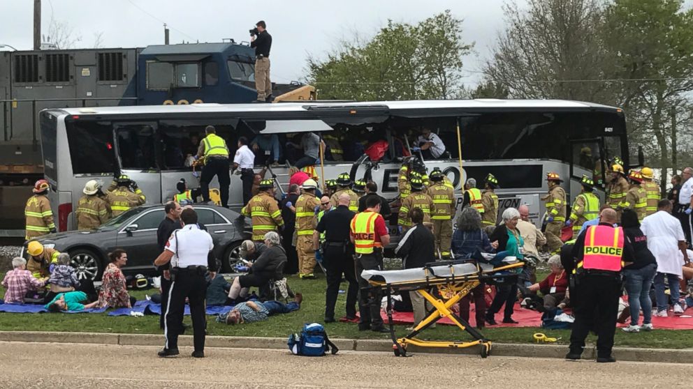 At Least 4 Dead, Dozens Injured After Train Crashes Into Charter Bus In ...