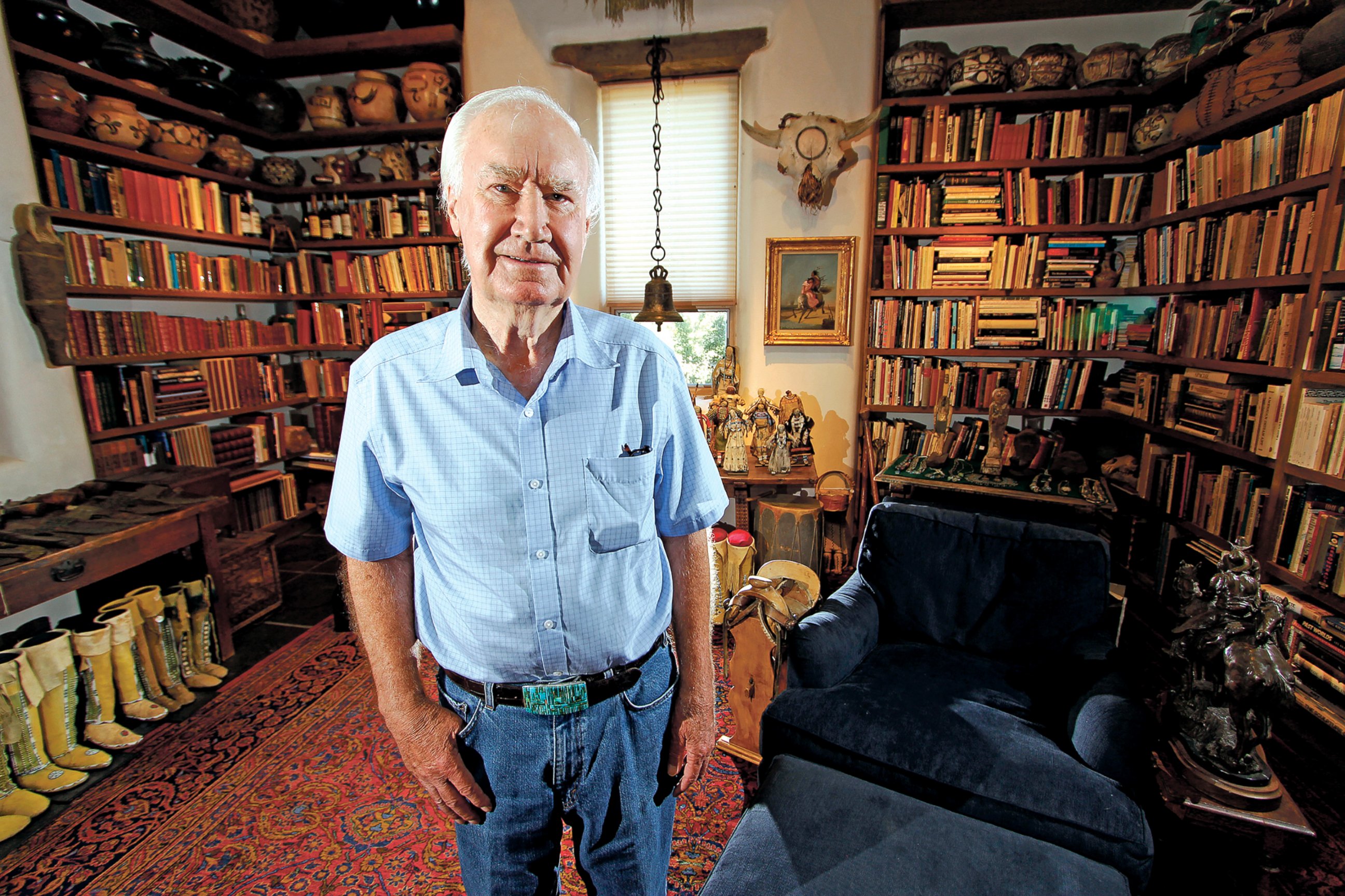 PHOTO: Forrest Fenn at his home in  Santa Fe, N.M., July 4, 2014.