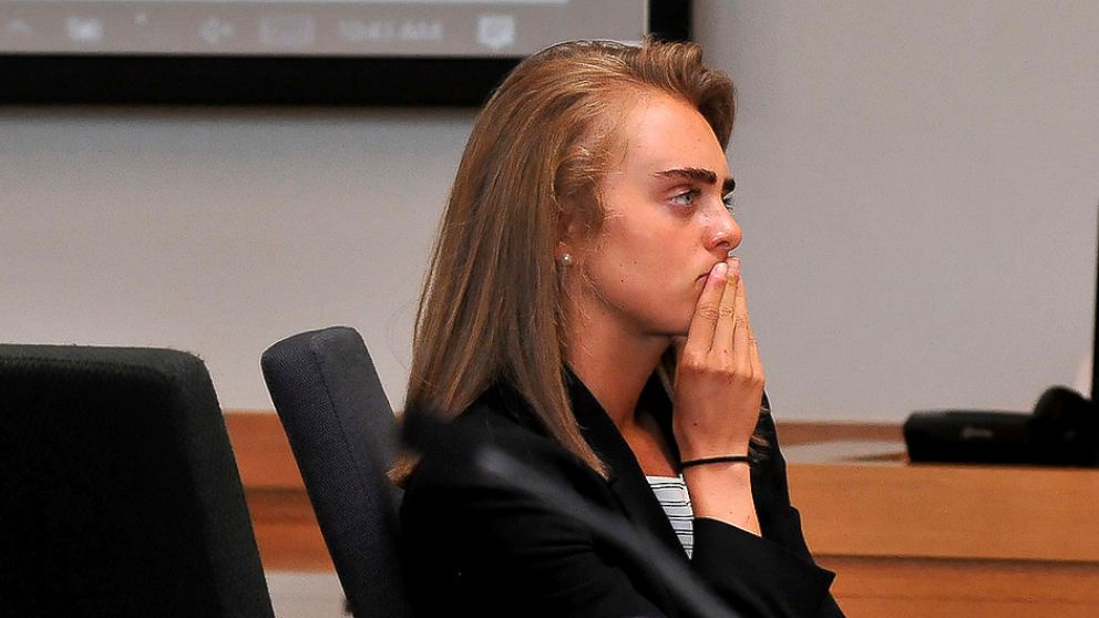 Defendant Michelle Carter in Taunton District Court in Taunton, Mass., June 7, 2017. 