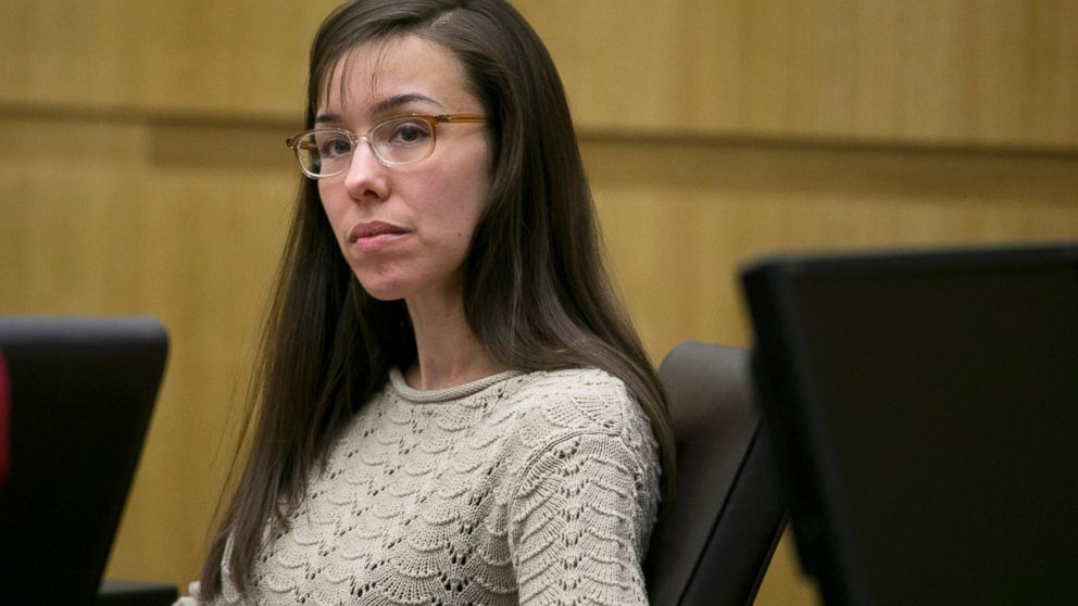 Jodi Arias appears for her trial at Maricopa County Superior Court in Phoenix on April 2, 2013. Arias is charged with murder in the death of lover Travis Alexander.