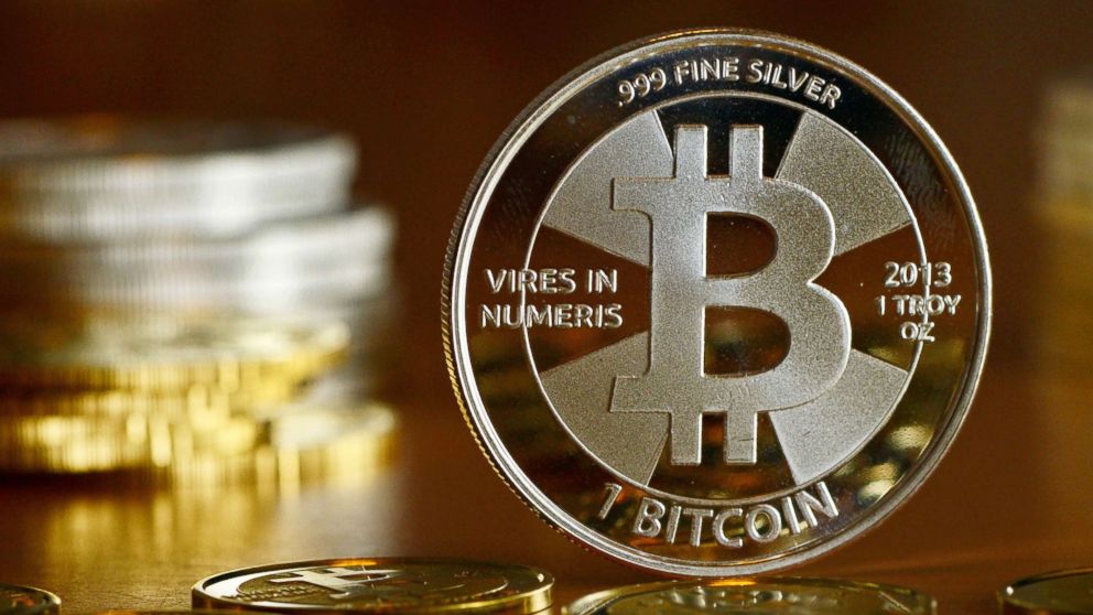 PHOTO: A Bitcoin is pictured at the coin dealer BitcoinCommodities in Berlin, Nov. 28, 2013. 