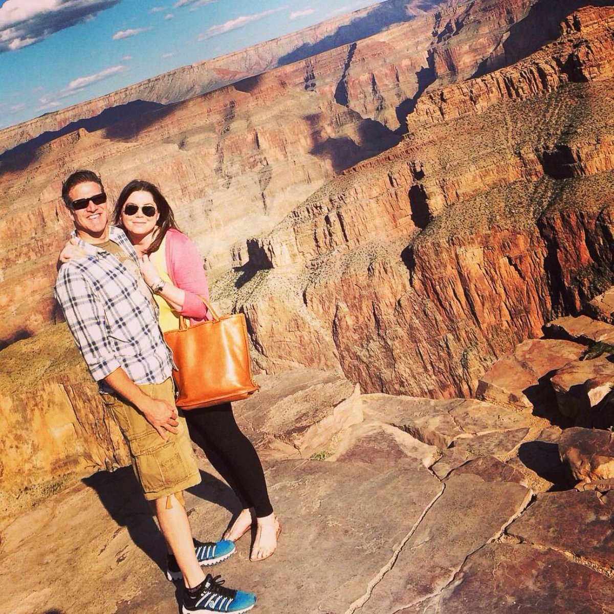 PHOTO: In this Oct. 21, 2014, Brittany Maynard and her husband Dan Diaz pose at the Grand Canyon National Park in Arizona. 