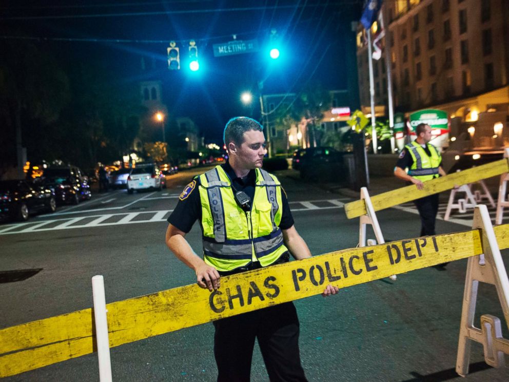 PHOTO: Police close off a section of Calhoun Street near the Emanuel AME Church following a shooting, June 17, 2015, in Charleston, South Carolina.