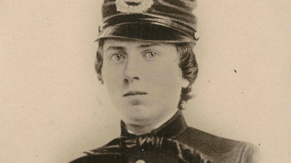 This undated photo provided by the Wisconsin Historical Society shows First Lt. Alonzo Cushing, who died in the Battle of Gettysburg in 1863.