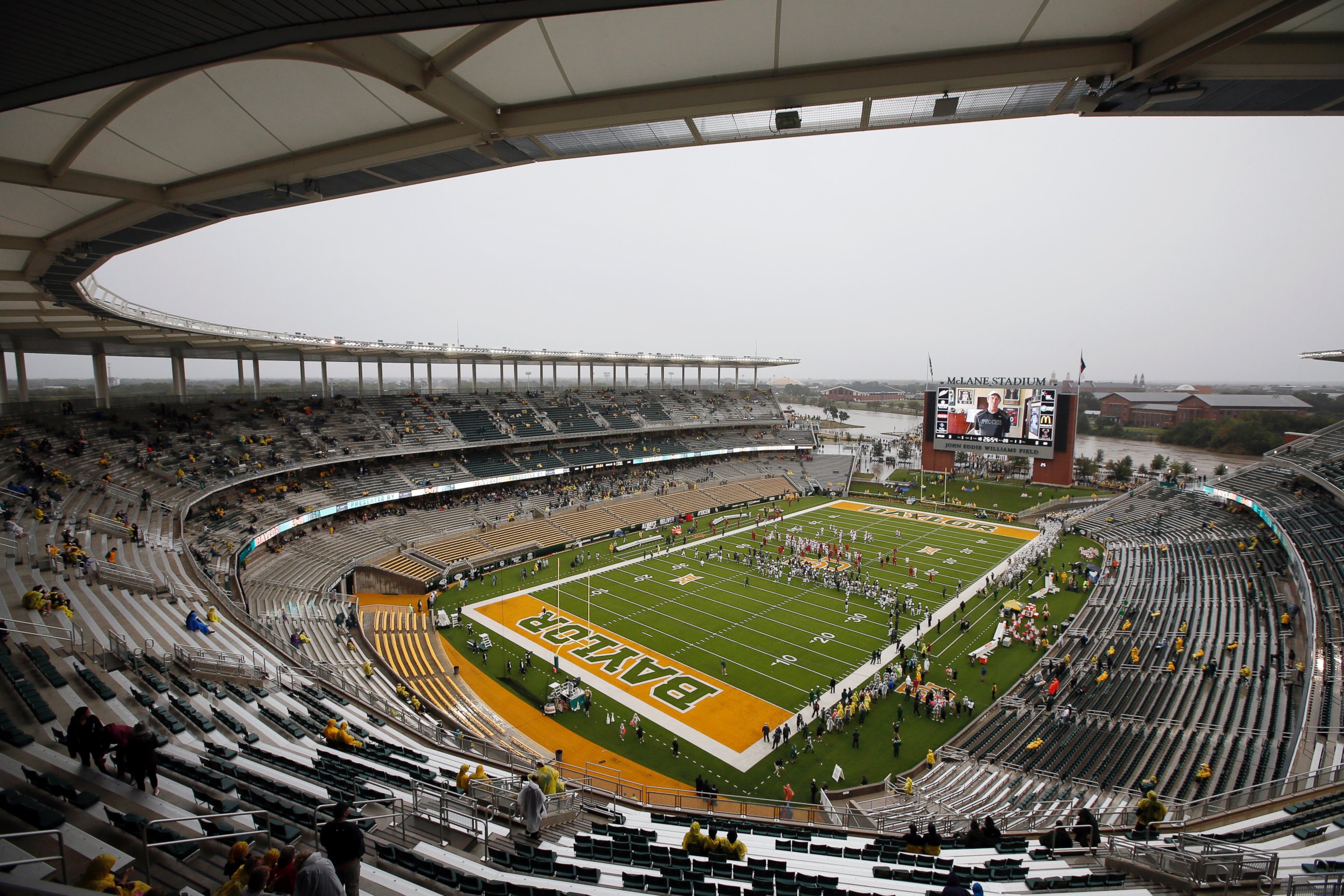 PHOTO: McLane Stadium is seen in Waco, Texas in this Oct. 24, 2015 file photo.