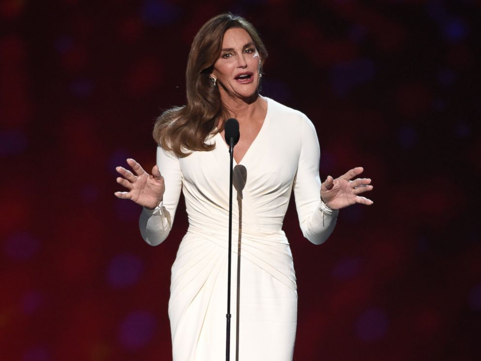 PHOTO: Caitlyn Jenner accepts the Arthur Ashe award for courage at the ESPY Awards at the Microsoft Theater on Wednesday, July 15, 2015, in Los Angeles.