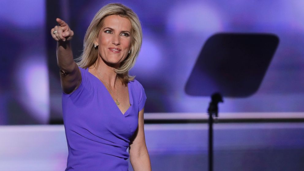 PHOTO: Conservative political commentator Laura Ingraham walks on stage during the third day of the Republican National Convention in Cleveland, Ohio, July 20, 2016. 