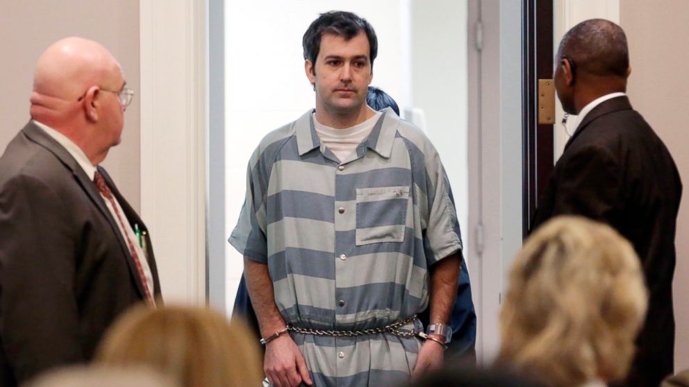 In a Sept. 10, 2015 file photo, former North Charleston police office Michael Slager, is lead into court, in Charleston, South Carolina. 