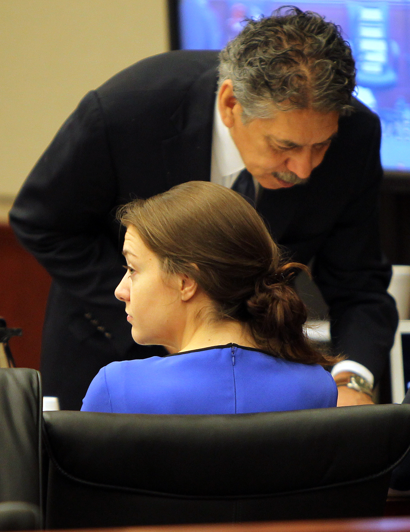 PHOTO: Shayna Hubers looks on during her murder trial, April 14, 2015.