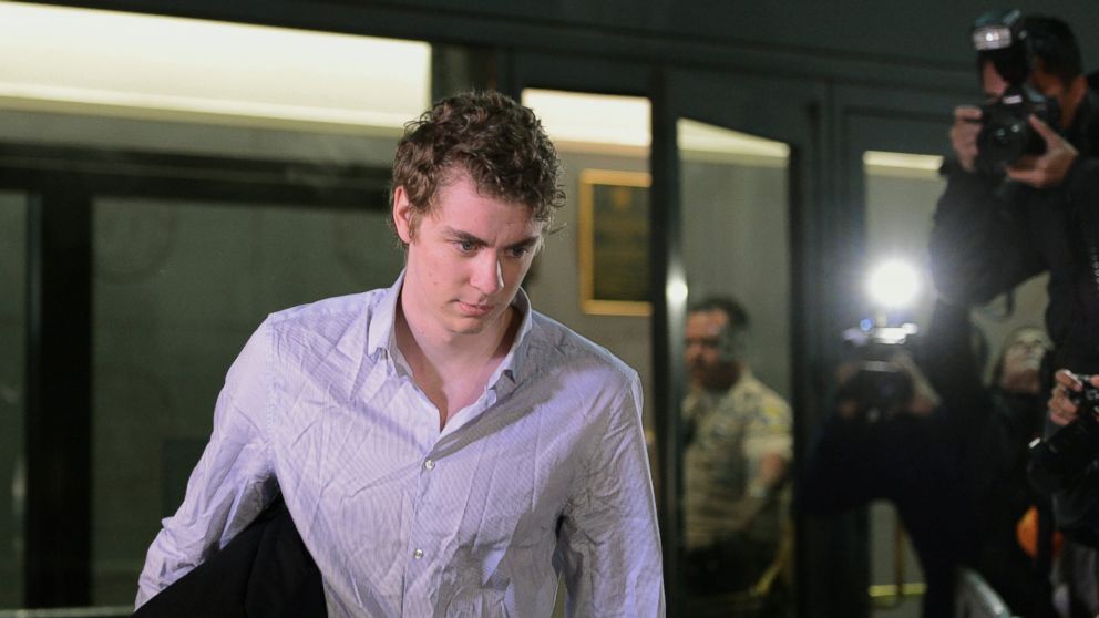 Brock Turner, 21, is released from jail in Santa Clara County, California, Sept. 2, 2016.