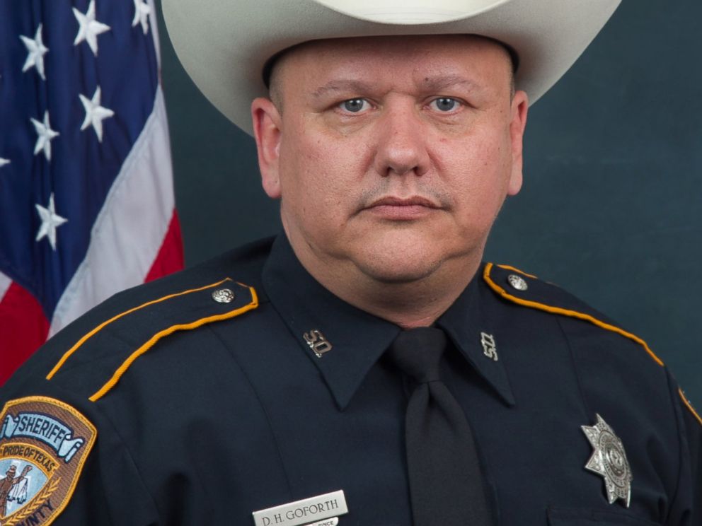 PHOTO: This undated photo provided by the Harris County Sheriffs Office shows sheriffs deputy Darren Goforth who was fatally shot Friday, Aug. 28, 2015.